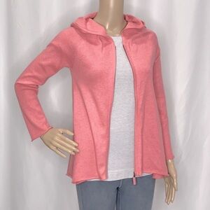 CAZZUAL LAGUNA BEACH KNIT HOODED CARDIGAN JACKET